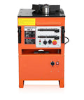 1600W Electric Rebar Bender And Cutter Two In One Steel Bar Tool With Foot Pedal Portable Bending Machine For 1/4 To 1 Inch Bars front view showing control panel and design.