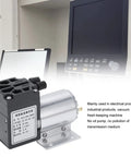 Slick Dc 12v Mini Vacuum Pump Featuring 6w Micro Diaphragm Engineering and Rugged Aluminum Housing for smooth air suction.