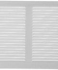 White 16 Inch By 8 Inch Metal Air Vent Cover Pack Of 2 With Built In Mesh Guard Screen For A No Brainer Easy Fit In Your Home HVAC Return Duct Grille