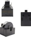4.7 Ohm One Pin Refrigerator Starter Relay Kit With Overload Protector One Half HP For Danby Vissani Refrigerators Compatible Kit