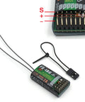 Close-up of FS-iA6 Receiver for Six Channel 2.4GHz RC Transmitter With FS-iA6 Receiver For Helicopters, Planes, Quads, Glide Mode 2 Ready