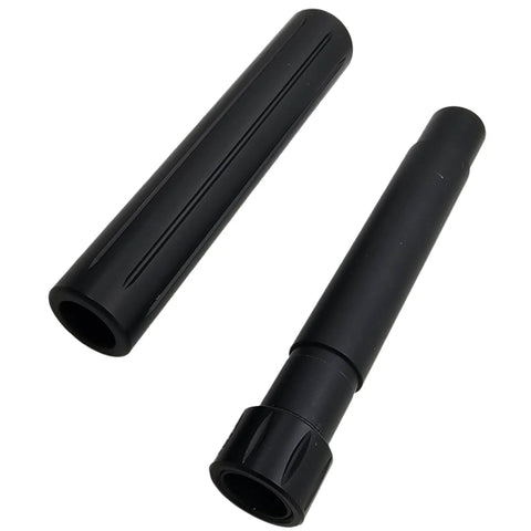 2-Piece Tuning Barrel Kit For T4E HDP50 High-Performance Upgrade With Thread Protector for T4E Paintball, black durable construction