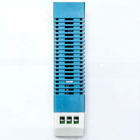 Rock Solid Din Rail Mount Industrial Power Supply 5V 3A 20W DC Transformer with surge protection and wiring terminals.