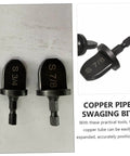Close-up of swaging bits for the Six Piece Pro Grade Bearing Tube Expander Kit For Air Conditioning Copper Tubing
