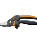 PowerGear2 Pruning Shears with rolling handle, UltraBlade coating, and SoftGrip handle, shown from the side view.