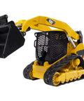 Cat Compact Track Loader Toy With Adjustable Lockable Loading Arm And Moveable Rubber Tracks For Realistic Construction Playtime