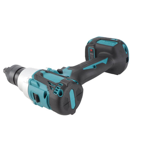 Powerful Brushless Electric Riveter With Anti Slip Grip LED Light And Gear Adjustment Rivet Nut Tool Kit For M8 M10 Forward And Reverse Switch Set C Pro side view