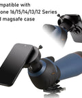 Phone Digiscoping Mount For Telescopes And Spotting Scopes With 2.5 Inch Eyepiece Magnetic IPhone Attachment setup on telescope