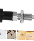 Slick Reset Spring Plunger With Steel Indexing Knob And Fine Thread Cut For Automotive Factories And Precision Gear Tuning, side view.
