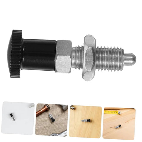 Slick Reset Spring Plunger With Steel Indexing Knob And Fine Thread Cut For Automotive Factories And Precision Gear Tuning, side view.