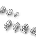 45Pcs M6 M8 M10 Zerk Grease Nipple Fitting Kit Pro Grade Durable Metal Brass Iron Plating for mechanical lubrication parts