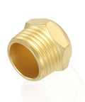 Brass Pneumatic Exhaust Muffler Half Inch NPT Flat Sintered Air Breather Filter Noise Reducer For Compressors Oil Tanks And Air Tools Durable Brass Construction That Slashes Noise By 20 Decibels Pro Grade