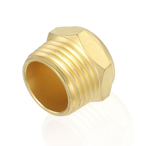 Brass Pneumatic Exhaust Muffler Half Inch NPT Flat Sintered Air Breather Filter Noise Reducer For Compressors Oil Tanks And Air Tools Durable Brass Construction That Slashes Noise By 20 Decibels Pro Grade