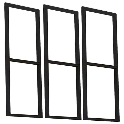 Heavy Duty 2 Tier Floating Shelf Brackets With Screws Rock Solid Ceiling Mount Support Stack Heavy Gear With Zero Sweat In Sleek Black Metal 3 Pack for modern apartments