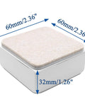 Get Some Serious Clearance Around The House With These 4 Pack Self Adhesive Furniture Risers Built Tough From Solid Carbon Steel To Lift Beds And Sofa Frames A Full 1.2 Inches Making It Easy To Sweep And Mop While Keeping The Place Fresh. Square steel lift dimension 60mm x 60mm x 32mm.
