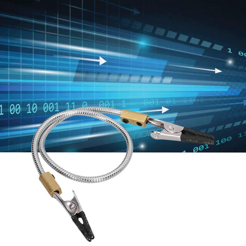 Soldering Third Hand Tools With Flexible Dual Clips The Ultimate Helping Hands DIY Fixture for electronics, bendable stand showcasing clips