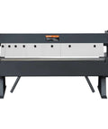 Box And Pan Brake 24 Inch Portable Metal Bender with 0 to 135 Degree Bending Handles, front view.