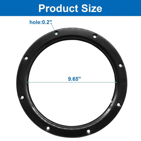 Round Boat Hatch Deck Plate 4 6 8 Inch Non Slip Watertight Inspection Cover Detachable ABS Plastic Marine Yacht RV Gear