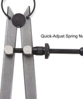 HARFINGTON 12-inch outside caliper with quick-adjust spring nut for wood turning lathe work