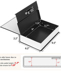 Open Diversion Book Safe With Three Digit Combination Lock Hidden Safe In Plain Sight For Cash Jewelry Passports And Other Valuables Stash Ready Metal Box Nine Point Five By Six Point Two By Two Point Two Inches Black
