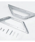 Heavy Duty Knockout Stainless Steel Corner Brackets 90 Degree L Shape Wall Shelf Bracket Set with screws and wall anchors