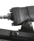 Close-up of connector on 21 Degree 3-1/4 Inch Full Round Head Framing Nailer With Depth Adjustment For Quick Drive Power, Rips Through 2 To 3-1/4 Inch Plastic Collated Nails, Pro Grade, Beast On The Job Site, NR83A Compatible.