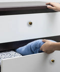 Four Pack White Dresser Knobs And Cabinet Pulls With Rooster Fence Sunflower Pattern For Drawers Cabinets Kitchen Closet And Wardrobe Doors 35mm Durable ABS Crystal Glass Finish on dresser drawers.