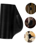 Steam Pipe Rubber Sleeve Replacement Kit For Old Parts No Sweat Install, shown in black with close-ups on pipe applications