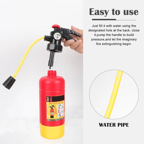 Rad 11-Inch Fire Extinguisher Squirter, Killer Water Shooter Toy For Kids, Wicked Cool Firefighter Role Play Gear, Ultimate Summer Beach Blast And Backyard Splash Session In Bold Red