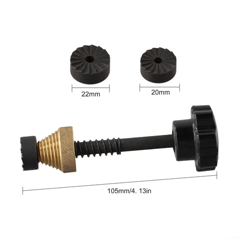 The Badass Faucet Reseating Tool With Precision Guide And Twin Steel Cutters To Nix Stubborn Leaks And Chip Off Mineral Crust Fast For Sink And Tub Repairs That Any Weekend Warrior Can Handle Smooth As Silk, 105mm long.