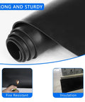 Solid Neoprene Rubber Strips Twelve Inches Wide By One Eighth Inch Thick By Forty Eight Inches Long rolled product image.