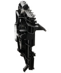 Direct Swap Cooling Fan Assembly For Tesla Model Y 2020 Through 2024 Radiator Fan, single blade side view, durable plastic construction.