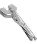 Vikye 9 Inch U Shaped Locking Pliers Heavy Duty Steel Welding Clamp for precise metal fabrication with rust-resistant finish.