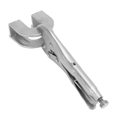 Vikye 9 Inch U Shaped Locking Pliers Heavy Duty Steel Welding Clamp for precise metal fabrication with rust-resistant finish.