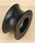Four Piece 2 Inch U Shaped Nylon Pulley Wheels Set 40mm Grooved U Type Rollers With Bearings 8x40x20mm For Driving Mechanical Equipment And Doors And Windows Smooth Quiet Operation And Heavy Duty Durable Pulleys black U-groove nylon wheel