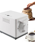 Big Time 1600W Electric Coffee Bean Roaster With 1.5Kg Capacity Removable Hopper One Touch Controls and coffee beans.