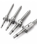Heavy Duty Rolled Ball Screw SFU1204 And 1604 For CNC Router Automation High Precision Single Nut Setup Smooth Sliding Motion C7 Grade Fitment, four metal screws