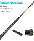 9 Inch Car Radio Antenna Mast For Ford Explorer Focus Ranger Lincoln MKT Mercury Milan Beefed Up Roof Mount Aerial With M4 M5 M6 Threaded Adapters For AM FM Signal Enhancements
