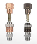 Cutting Torch Quick Connect Fittings For Oxy Acetylene And Oxygen Fuel Lines With Nine Sixteenth Inch B Fittings Heavy Duty Pro Grade Quick Connect Coupler Set For Professional Cutting Welding And Torch Work