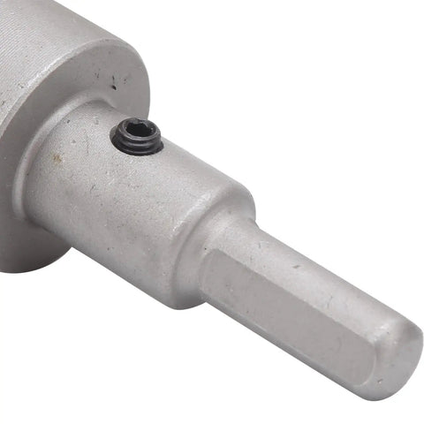 Close-up of shank on Heavy Duty Carbide Hole Saw Kit 30mm 32mm 35mm 36mm 38mm For Steel Iron Stainless Steel Aluminum Plate