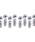 8 Piece Heavy Duty Heim Joint Rod End Kit With Spacers For Steering Automation Linkages Precision Thread Design shown from front angle.