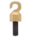 Golden metal hook from Vintage Grandpa Clock Repair Weight Kit With Shell Hook And Nut Replacement Parts M5 for DIY restoration.