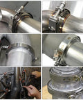 Universal 3.0 Inch Stainless Steel V Band Clamp For Turbo Downpipes And Exhaust Systems Built Tough For Boosted Cars