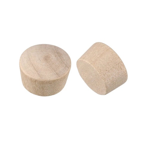 Premium Cherry Wood Button Top Plugs Hundred Pack Slick Snug Fit For Half And Seven Sixteenths Holes Conceals Screw Marks No Sweat Cabinetry Fixes And Weekend Builds Sands Dang Smooth For A Heckuva Finish