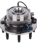 Front view of Front Wheel Hub Bearing Assembly 515098 Fits 07 09 Chevy Silverado 2500 3500 2500HD GMC Sierra 3500 2500HD And 08 09 Hummer H2 8 Lug With ABS