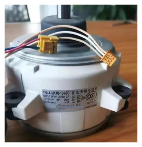 Label on Outdoor Brushless DC Fan Motor For Air Conditioning Unit Replacement Fits 1FA-4-M4A0-217-00 1FA-4-M4A0-164-00