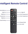 Remote control for Enclosed Ceiling Fan With Lights Remote Control 20 Inch 72W Three Color Dimming Brightness Three Gear Wind Speed