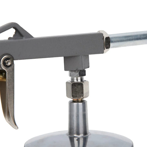 Heavy Duty Pneumatic Spray Paint Sprayer With 25 Oz Aluminum Cup For Automotive And Industrial Coatings Boss Grade Performance close-up of nozzle and connector
