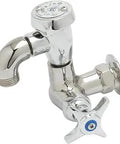 Single Hole Sill Faucet With Vacuum Breaker For Quick No Fuss Install, 3/4-Inch Hose Thread Outlet, Polished Chrome Finish