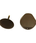 Traditional Metal TurnControl Trim Kit In Hard Coat Oil Rubbed Bronze For Manual Rotary Actuation With Decorative Handle And Plunger